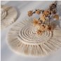 Macrame Cup Pad with Tassel Rsslyn Boutique Macrame Pads Non_Slip Pads Coffee Cup Coasters
