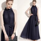 Timeless Fashion Navy Blue Maxi Dress