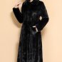 Silkier Black Overcoats with Belt Black Turtleneck Jacket Winter Coats For Women