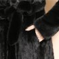 Silkier Black Overcoats with Belt Black Turtleneck Jacket Winter Coats For Women