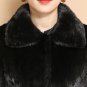 Silkier Black Overcoats with Belt Black Turtleneck Jacket Winter Coats For Women