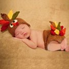Thanksgiving Outfit for Little Boys and Girls Turkey Hat and Turkey Diaper Baby Props