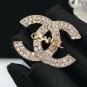 2pcs FREE CC BROOCH for Luxury Trenchcoats for Women Blue Overcoats Embroidery