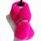 Elegant Hotpink Scarves for Women Soft Faux Fur Ready 2 Ship Scarf  Scarves for Women