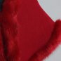 Rsslyn Royal Blue Poncho Fashion Body Wraps for Women Faux Fur Cardigan Shawl