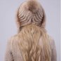 Genuine Mink Fur Hats for Women Luxury Collection for a Noble Woman Brown Mink Mufflers Mink Hair