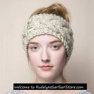 2pcs Warm Wool Knitted Wide Headband for Women Beige Winter Ear Warmer Head Wraps for Winter