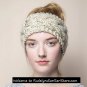 2pcs Warm Wool Knitted Wide Headband for Women Beige Winter Ear Warmer Head Wraps for Winter