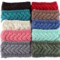 2pcs Warm Wool Knitted Wide Headband for Women Beige Winter Ear Warmer Head Wraps for Winter