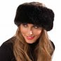 Gray Bandanas Winter Fur Accessory Warm Headband Hat Faux Fox Fur Head Warmers for Women