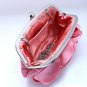 Lovely Bride Bridesmaids Red Evening Bags Limited Stock Red Clutch Big Rose Flower Bags