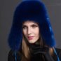 Fashion Orange Russian Hats New Winter Hats for Women Lovely Orange Color Real Fox Fur Hats