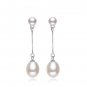 Minimalist Bride Ivory White Pearl Earrings White Earrings for Women Affordable Jewel Party Earrings