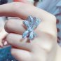 FREE CC Brooch for Luxury Jewelry Set for Wedding High Grade AAA Zirconia 925 Sterling Silver