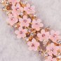 Lovely Set Feminine Cute Pink Resin Flowers Womens Chokers Set Earrings RudelynsSariSariStore.com