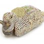 FREE CC BROOCH for Luxury Elephant Shape Party Bags-Luxury Clutch Purses-Golden Evening Bags