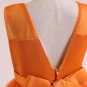 RSSLyn Girls Orange Dresses Free Crown for Teenage Girls New Ballgown Dress Floor Length RCP20219