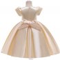 RSSLyn Peterpan Collared Dresses for Girls Same As Picture Short Sleeves Dress for Girls Free Crown
