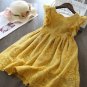 Rsslyn Yellow Dresses for Girls Free Golden Crown Casual Lacy Dress Same As Picture Yellow Tutus