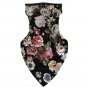 Rsslyn Black Masks for Women Floral Neck Gaiters Breathable New Black Balaclava for Women