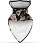 Rsslyn Black Masks for Women Floral Neck Gaiters Breathable New Black Balaclava for Women