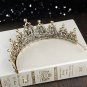 Rsslyn Black Crown Baroque Style Black Tiara for Women Pageant Gothic Show