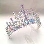 Rsslyn Undeniable Bridal Crowns Full AB Crystal Diadem Headbands Hair Jewelry Geometric Shapes