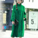 Winter Green Overcoats for Women Plus Size Clothing Sizes S-7XL Super Soft