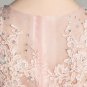 Rsslyn Elegant Pink Maxi Dress for Teen Girls Summer Lace Dress Long Tulle Free Tiara for Girls