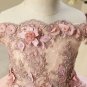 Rsslyn Off Shoulder Ballgown Dresses for Birthday Girls Free Crown Pink Long Gowns for Teenage Girls