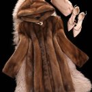 RSSLyn Free CC Brooch for Super Soft Brown Coats High-Quality Plus Sizes Overcoats for Women S-9XL