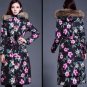 RSSLyn Ready 2 Ship Black Parka FREE CC BROOCH Cotton Duck Down Ski Parka for Women Large Size Coats