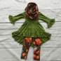 RSSLYN Limited Stocks Autumn Fall 4pcs/SET Matching Set Clothes for Baby Girls 12-24 Months Only