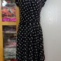 RSSLYN Limited Stocks large Size Black Dress for Women V-Neck Polka Dots Soft Dress