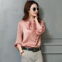 Rsslyn Trendy Blouses for Women Smooth Silk Pink Tops for Women S-3XL