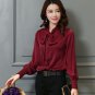 Rsslyn Trendy Blouses for Women Smooth Silk Pink Tops for Women S-3XL