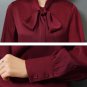 Rsslyn Trendy Blouses for Women Smooth Silk Pink Tops for Women S-3XL