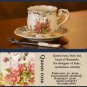 Rsslyn 3pcs/SET European Kitchen Tea Cup Set Peaceful Living Golden Rose Porcelain Personal Use
