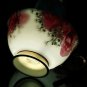 Rsslyn 3pcs/SET Pastoral Red Rose Tea Cup European Home Vintage 200ml Bone China Tea Cups