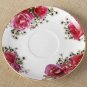 Rsslyn 3pcs/SET Pastoral Red Rose Tea Cup European Home Vintage 200ml Bone China Tea Cups
