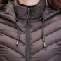 RssLyn Turtleneck Jacket Purple Parka Solid Color Hooded Winter Coats for Women