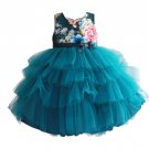 Rsslyn SALE Baby Clothes Limited Stocks 12-24 Months Blue Sleeveless Dress for Baby Girls Tutu Dress