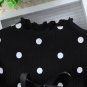 Rsslyn Limited Stocks SALE Baby Dresses 6-9 Months Cotton Long Sleeve Black Dress with Polka Dot Top