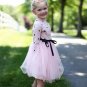 Rsslyn Limited Stocks SALE Baby Dresses 6-9 Months Cotton Long Sleeve Black Dress with Polka Dot Top