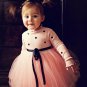 Rsslyn Limited Stocks SALE Baby Dresses 6-9 Months Cotton Long Sleeve Black Dress with Polka Dot Top