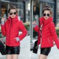 Rsslyn Crop Yellow Winter Jackets for Women Attached Handwarmer Turtleneck Coats for Girls