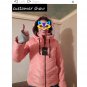 Rsslyn Crop Yellow Winter Jackets for Women Attached Handwarmer Turtleneck Coats for Girls