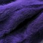 Rsslyn Womens Luxury Overcoats Real Mink Fur Purple Winter Coats