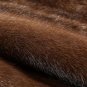 Rsslyn Brown Mink Fur Coats with FREE CC Brooch Faux Mink Fur Hooded Winter Coats