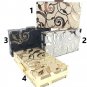 Rsslyn Womens Luxury Purse Spiral Golden Clutch with FREE Brooch